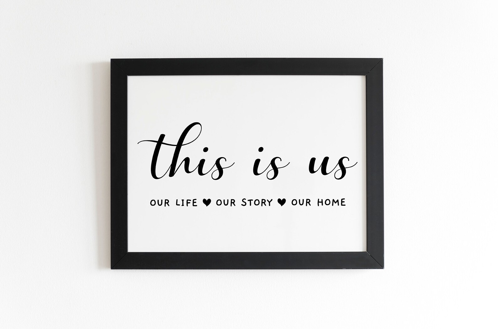 Family Sign This is us Family Quote Apartment Decor Etsy