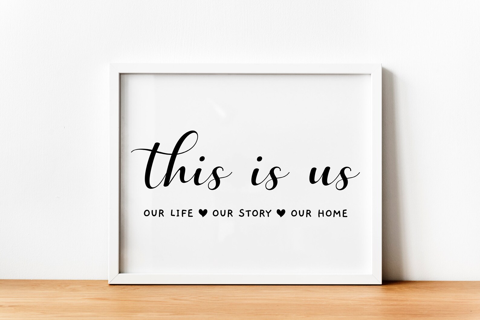 Family Sign This is us Family Quote Apartment Decor Etsy