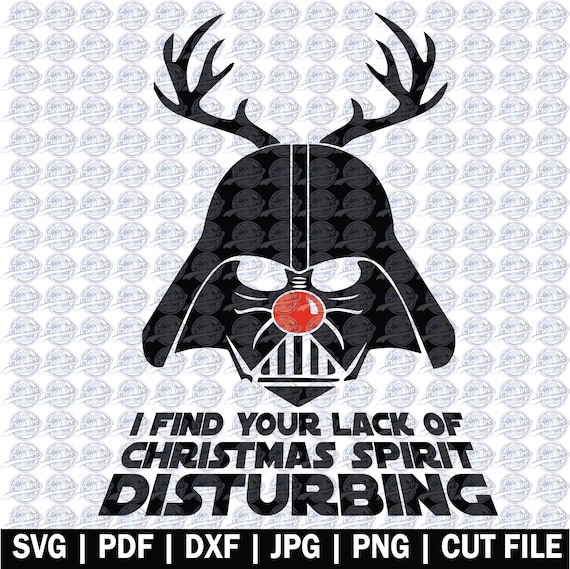 Download Starwars christmas svg SVG file Silhouette Cricut Cameo | Etsy