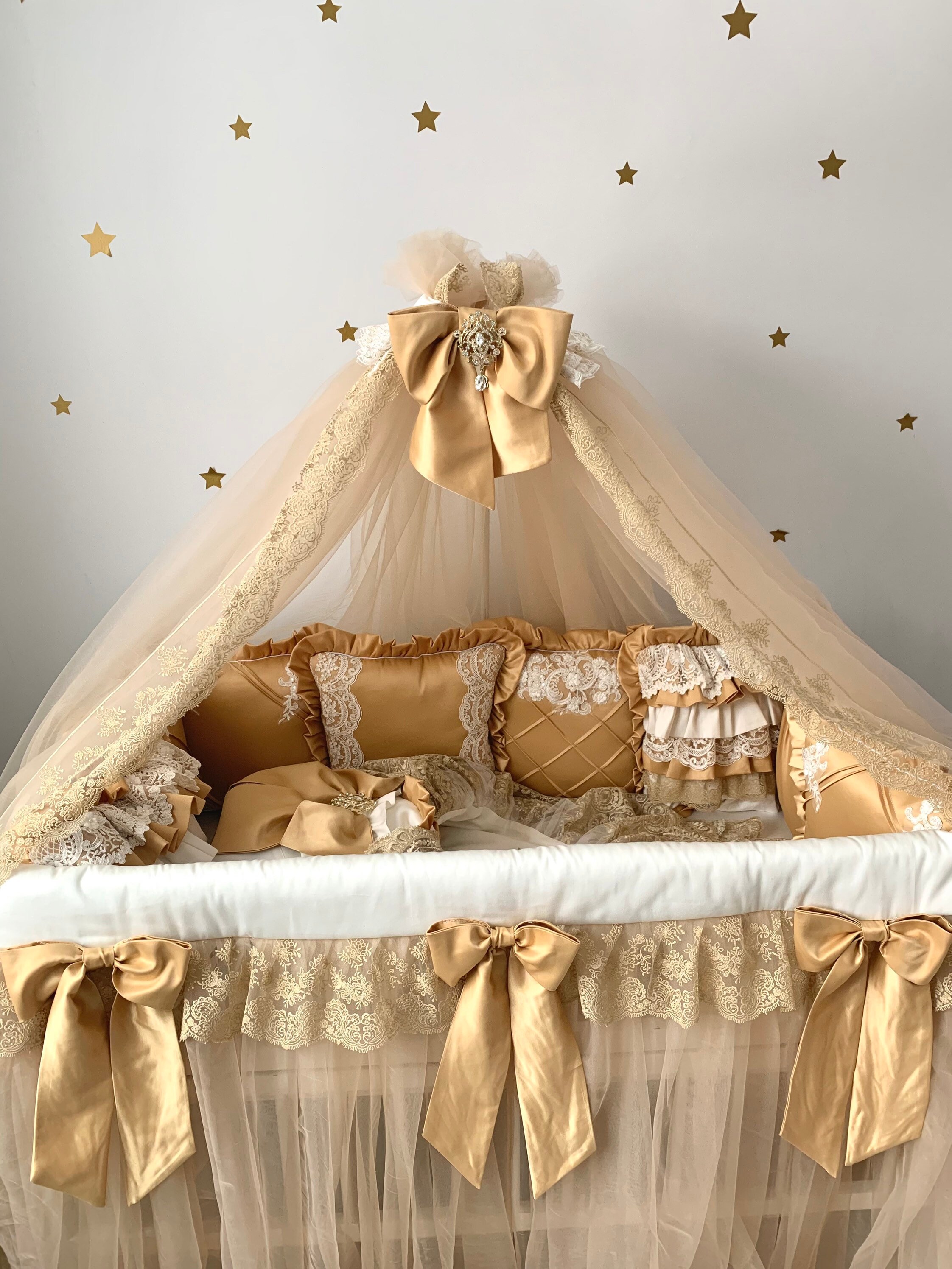 Luxury Baby Bedding Set Exclusively Baby Bedding Neutral Baby Etsy