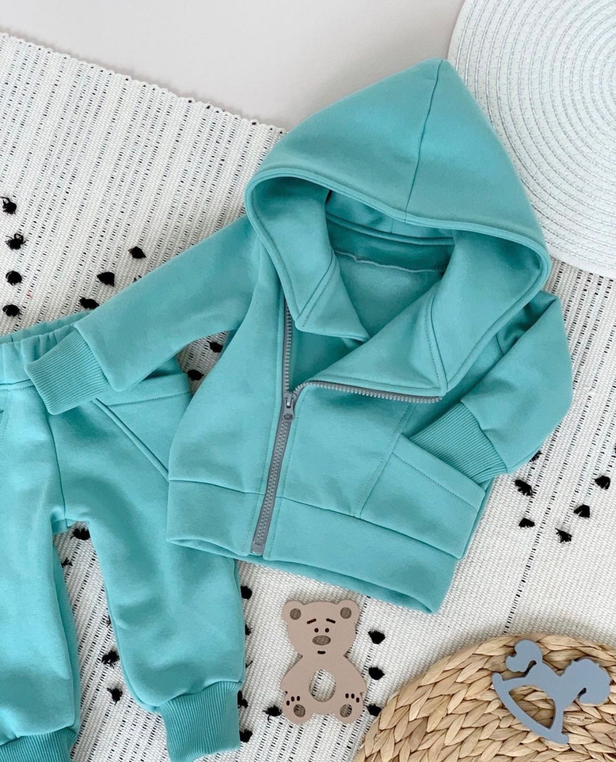 Cotton Toddler Baby Sweatshirt warmed Sweatpants Set Outfit Etsy