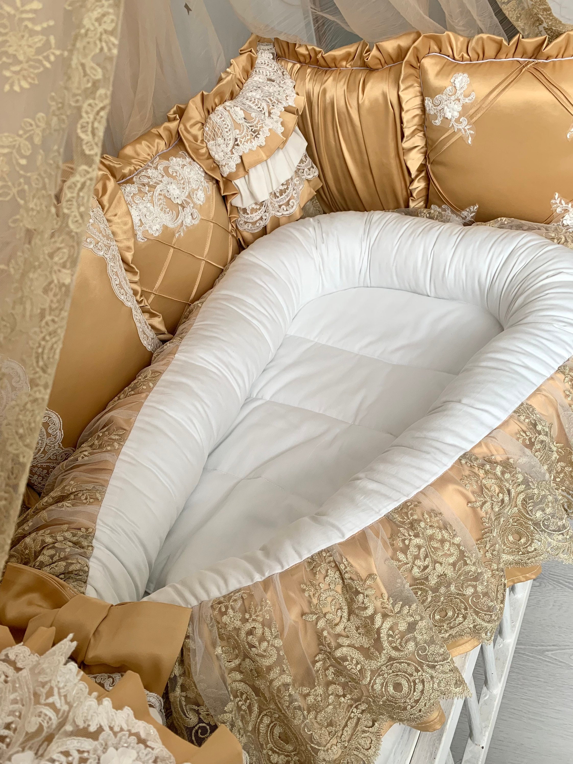 Luxury Baby Bedding Set Exclusively Baby Bedding Neutral Baby Etsy