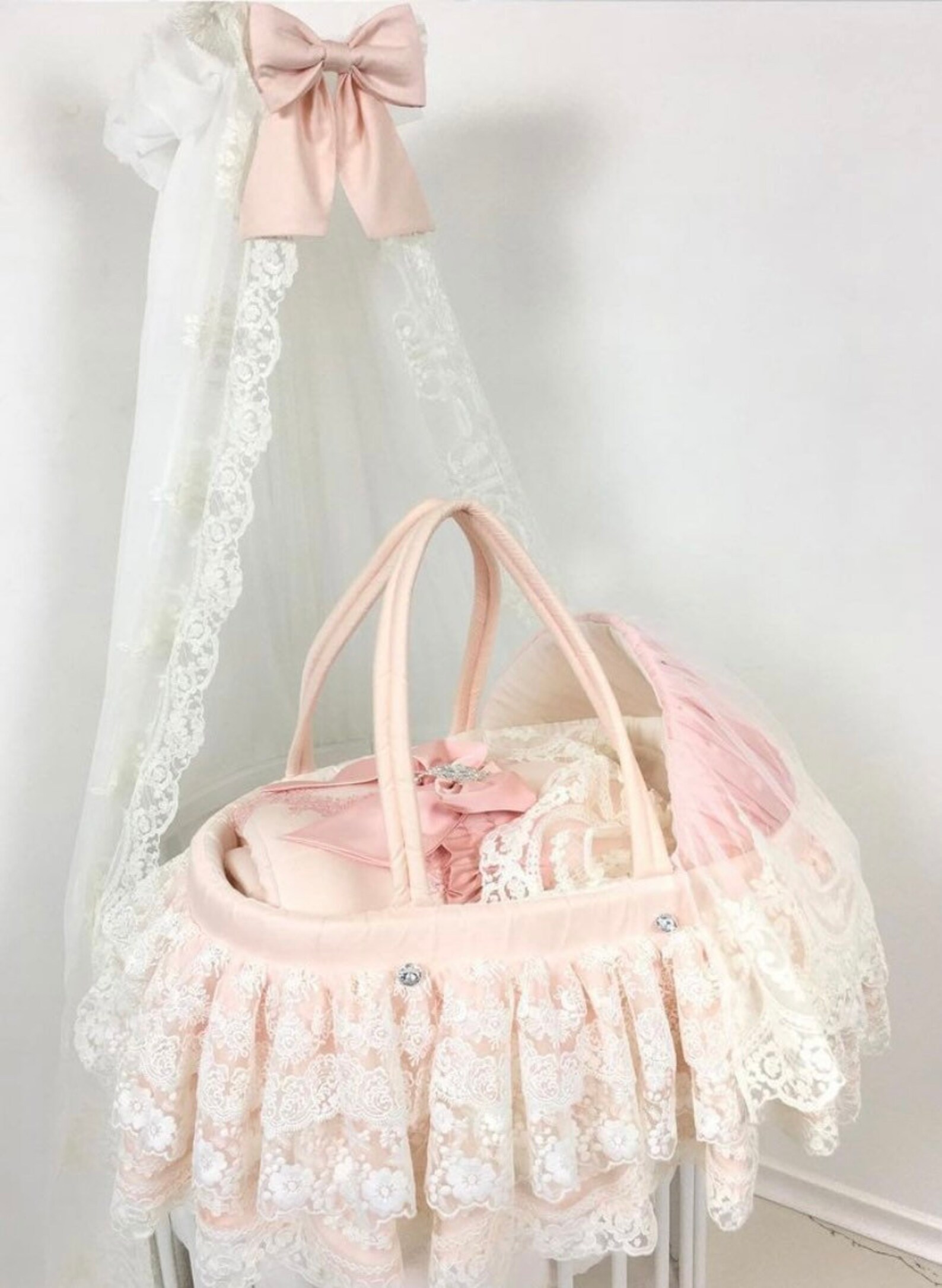 Exclusive baby carrying cradle Baby shabby Personalized Baby Etsy