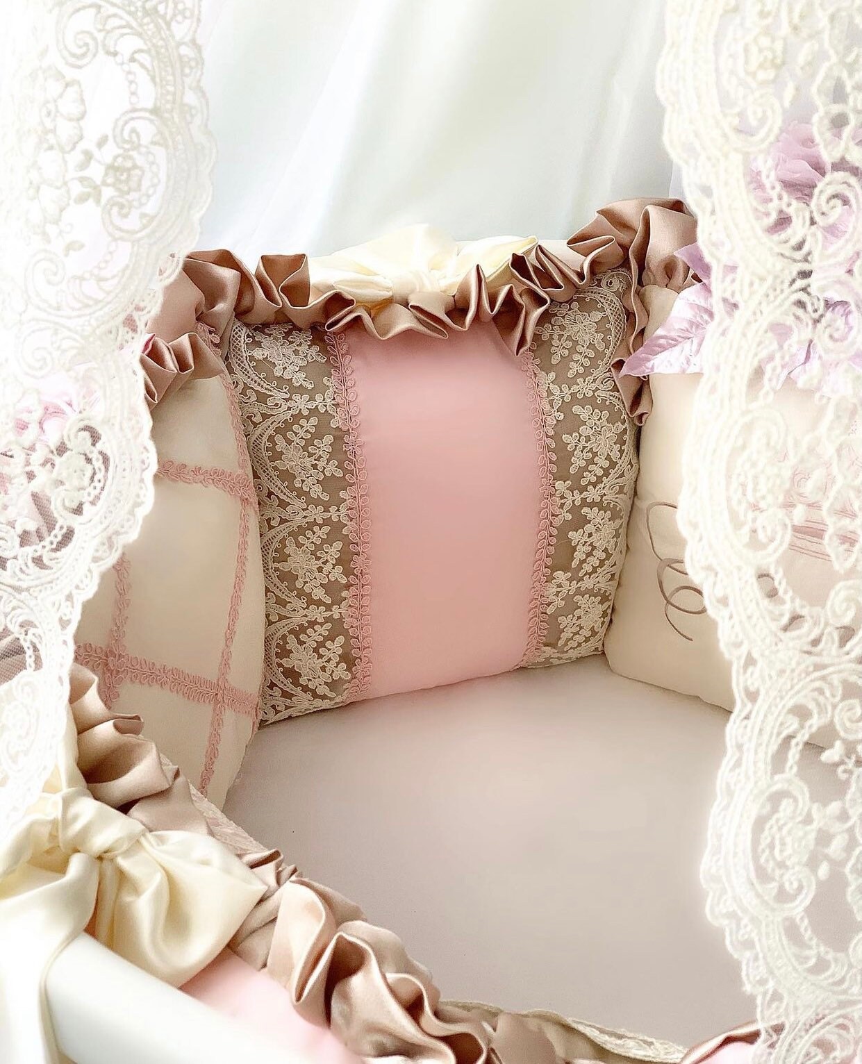 Dusty Rose Nursery Bedding Mauve Crib Bedding Crib Set Dusty Etsy