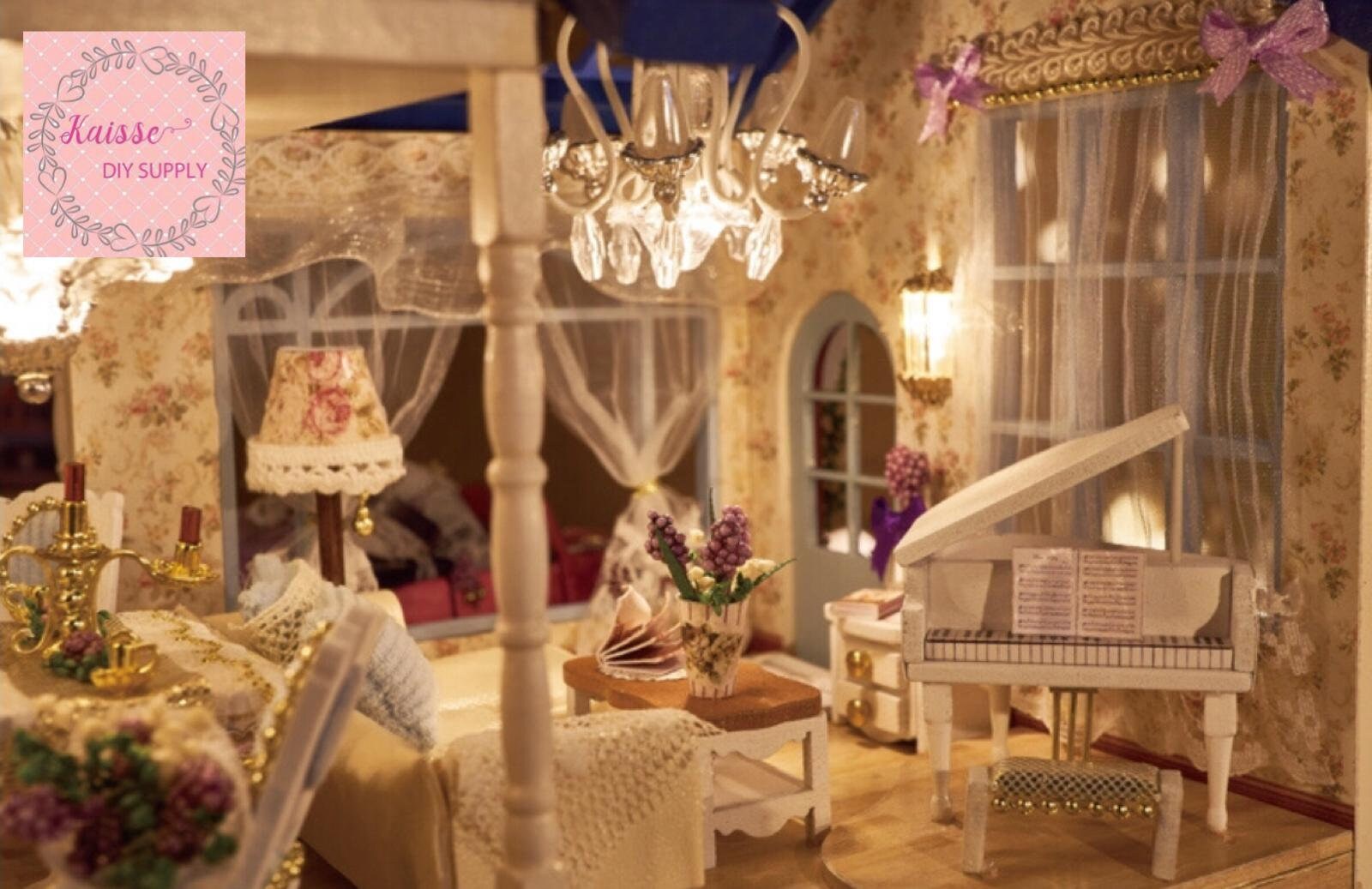 DIY Miniature Dollhouse Kit DIY Dollhouse Craft Kit Etsy