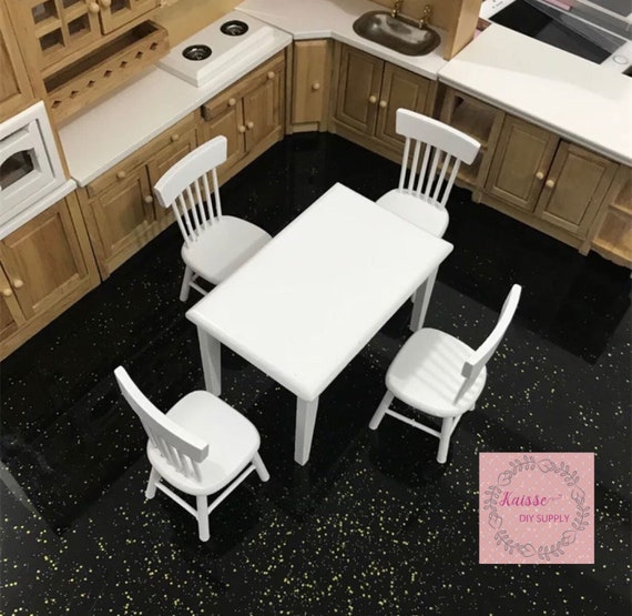 miniature dining table and chairs