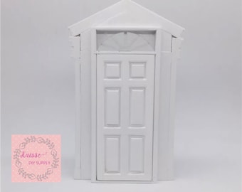 maison de poupée Miniature bois porte porte d’entrée, accessoires de bricolage à l’échelle 01:12