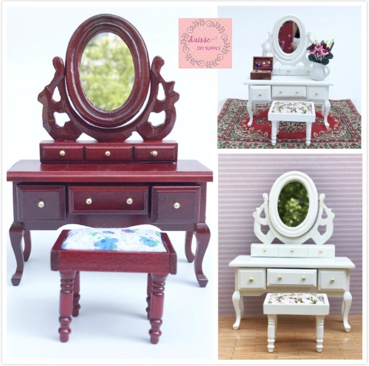 112 Dollhouse Dressing Table Miniature European Dressing Etsy