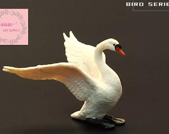 Fairy garden Swan miniature , swan miniature, swan figurine, garden decoration , garden accessories