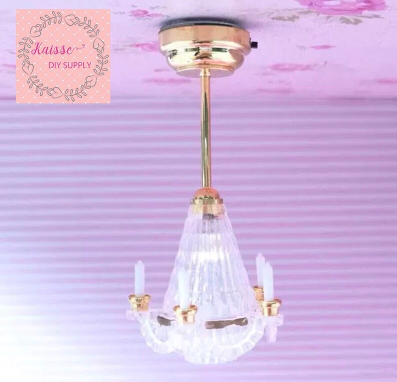 112 Dollhouse Led Lamp Dollhouse Decoration Dollhouse Etsy