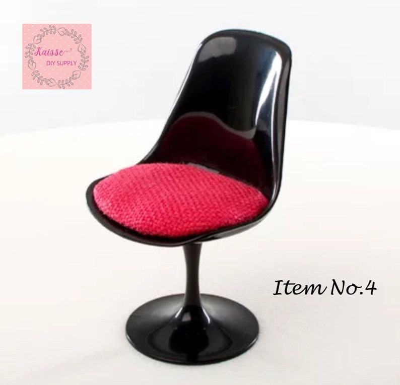 1:6 Dollhouse office chair, dollhouse chair , office accessory, chair miniature dollhouse decoration accessories image 4