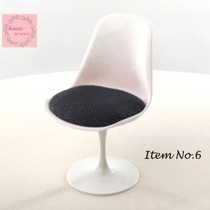 1:6 Dollhouse office chair, dollhouse chair , office accessory, chair miniature dollhouse decoration accessories image 6