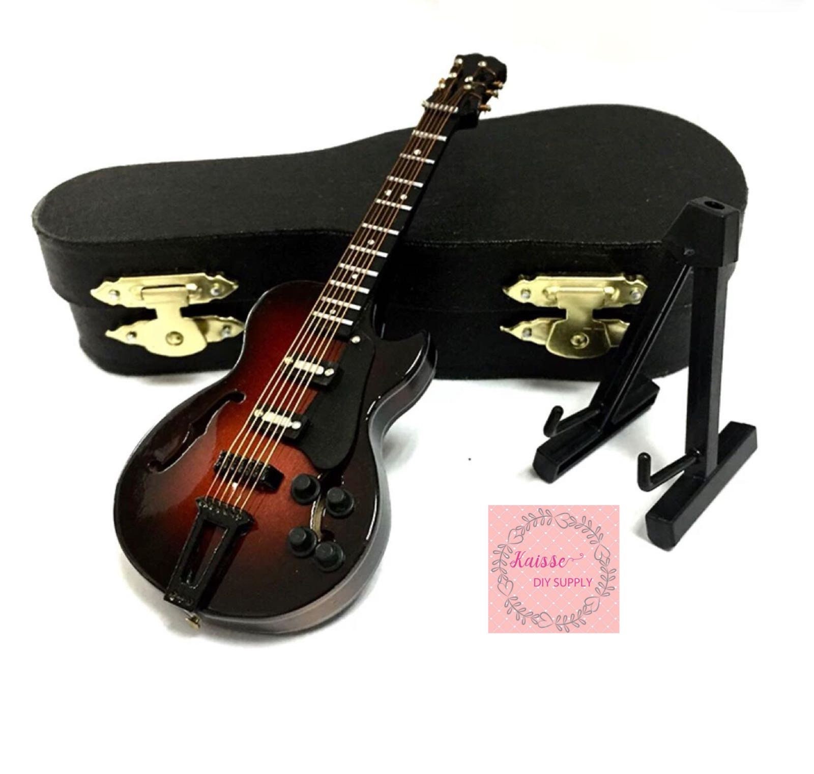 Miniature Guitare Tom Morello 'Arm The Homeless' - Réplique 25cm Avec Support