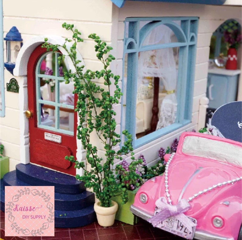 DIY Miniature Dollhouse Kit DIY Dollhouse Craft Kit Etsy