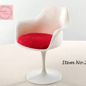 1:6 Dollhouse office chair, dollhouse chair , office accessory, chair miniature dollhouse decoration accessories image 2