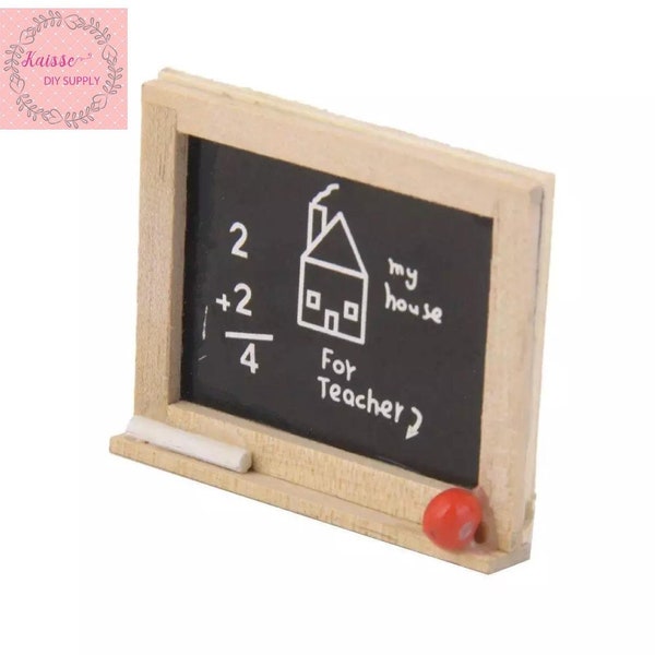 1:12 doll house mini furniture model , dollhouse children's room accessories, dollhouse wooden small blackboard, dollhouse miniature