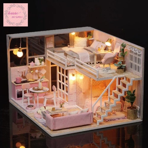Rose Garden 124 DIY Miniature Dollhouse Craft Kit Etsy