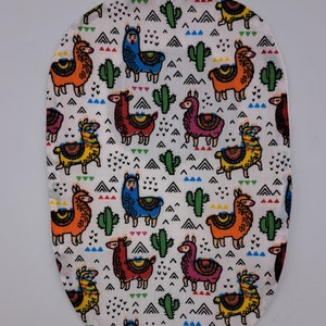 Housses de sac funky pour stomie - « Lamas » - Colostomie pour stomie iléostomie fait main