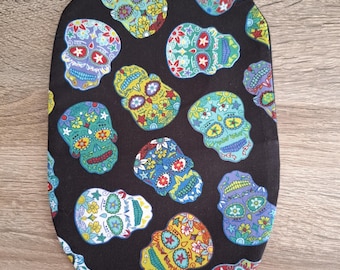 Chic Stoma Bag Covers Special Small Skulls Design Handmade for Ileostomy and Colostomy. Limited Number Available