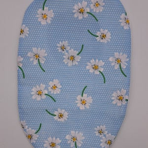 Funky Stoma Bag Covers - &#39;Blue Daisy Flowers&#39; - Ostomy Ileostomy Colostomy Handmade