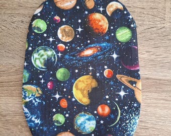 Chic Stoma Bag Covers Special Space, Planets Design Handmade for Ileostomy and Colostomy. Limited Number Available
