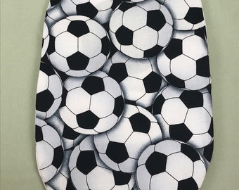 Funky Stoma Bag Covers - 'Football' - Ostomy Ileostomy Colostomy Handmade