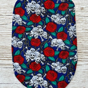 Funky Stoma Bag Covers 'Skulls' Ostomy Ileostomy Colostomy Handmade Skulls and Roses