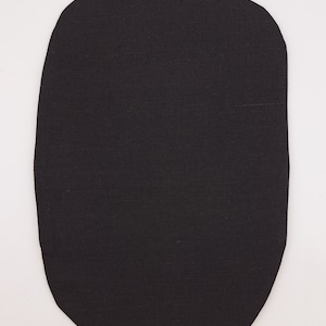 Stoma Bag Covers Black Fabric Handmade for Ileostomy and Colostomy Stylish Discreet