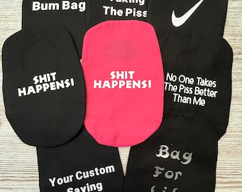 Funky Stoma Bag Covers 'Fun Bags' Ostomy Ileostomy Colostomy Handmade