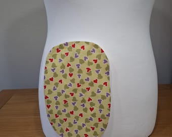 Chic Stoma Bag Covers Special Valantine Heart Design Handmade for Ileostomy and Colostomy. Limited Number Available
