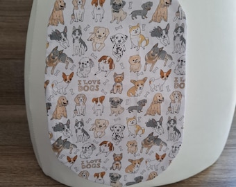 Chic Stoma Bag Cover Puppy Dogs Design Handmade for Ileostomy and Colostomy. Limited Number Available