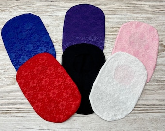 Fundas para bolsas de estoma de encaje de colores, ileostomía hecha a mano, fundas para bolsas de colostomía