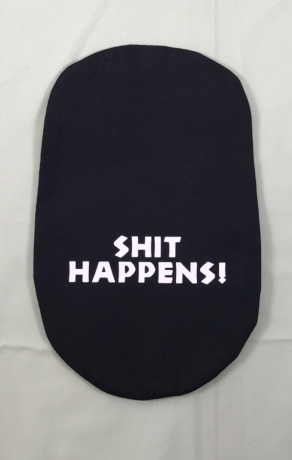 Funky Stoma Bag Covers 'shit Happens' Ostomy Ileostomy Colostomy Handmade -   Canada