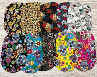 Funky Stoma Bag Covers - 'Skulls' - Ostomy Ileostomy Colostomy Handmade