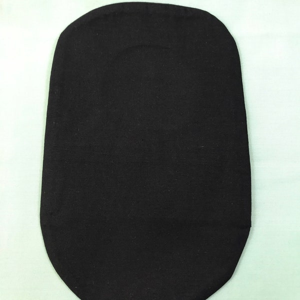Funky Stoma Bag Covers - 'Black' - Ostomy Ileostomy Colostomy Handmade