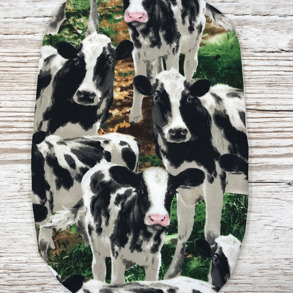 Funky Stoma Bag Covers - 'Moo Cows' - Ostomy Ileostomy Colostomy Handmade