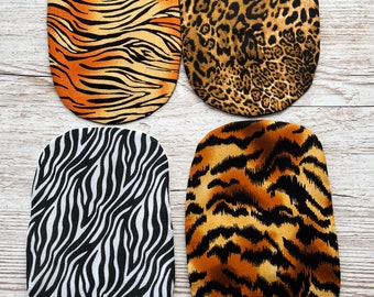 Stoma Bag Covers 'Animal Print' Handmade Ileostomy, Colostomy Bag Covers