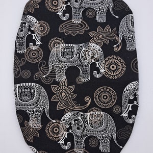 Funky Stoma Taschen Überzug - 'Elephant' - Stoma Ileostoma Colostoma Handgemacht