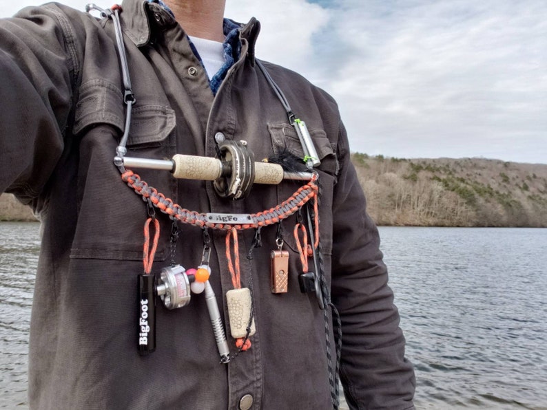 Bigfoot Fly Fishing Lanyard w/ Tippet Holder Etsy
