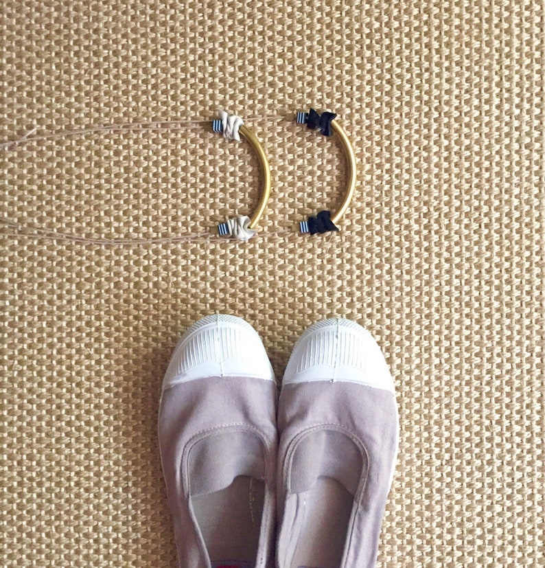 Retro Necklace Shapes Necklace Minimalist Necklace Wave Necklace Girl You/'ll Be A Woman Soon Necklace Leather /& Brass Necklace