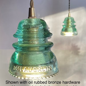 Vintage Insulator Glass Pendant