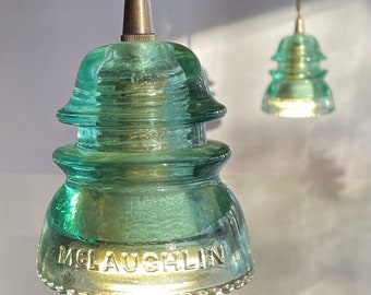 Vintage Insulator Glass Pendant