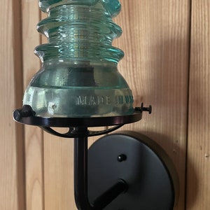 Apliques, aplique de pared de vidrio aislante, aplique de pared para baño, luces de barra