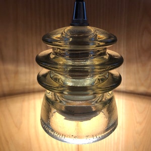 Pendant lights, Vintage 3 Ring Insulator Glass Pendant light, Kithchen Island Pendant light, Bar Pendant light.