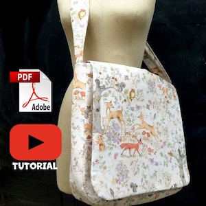 Messenger Tasche Schnittmuster & Video