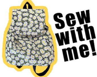 Easy to Sew Backpack Pattern & Video