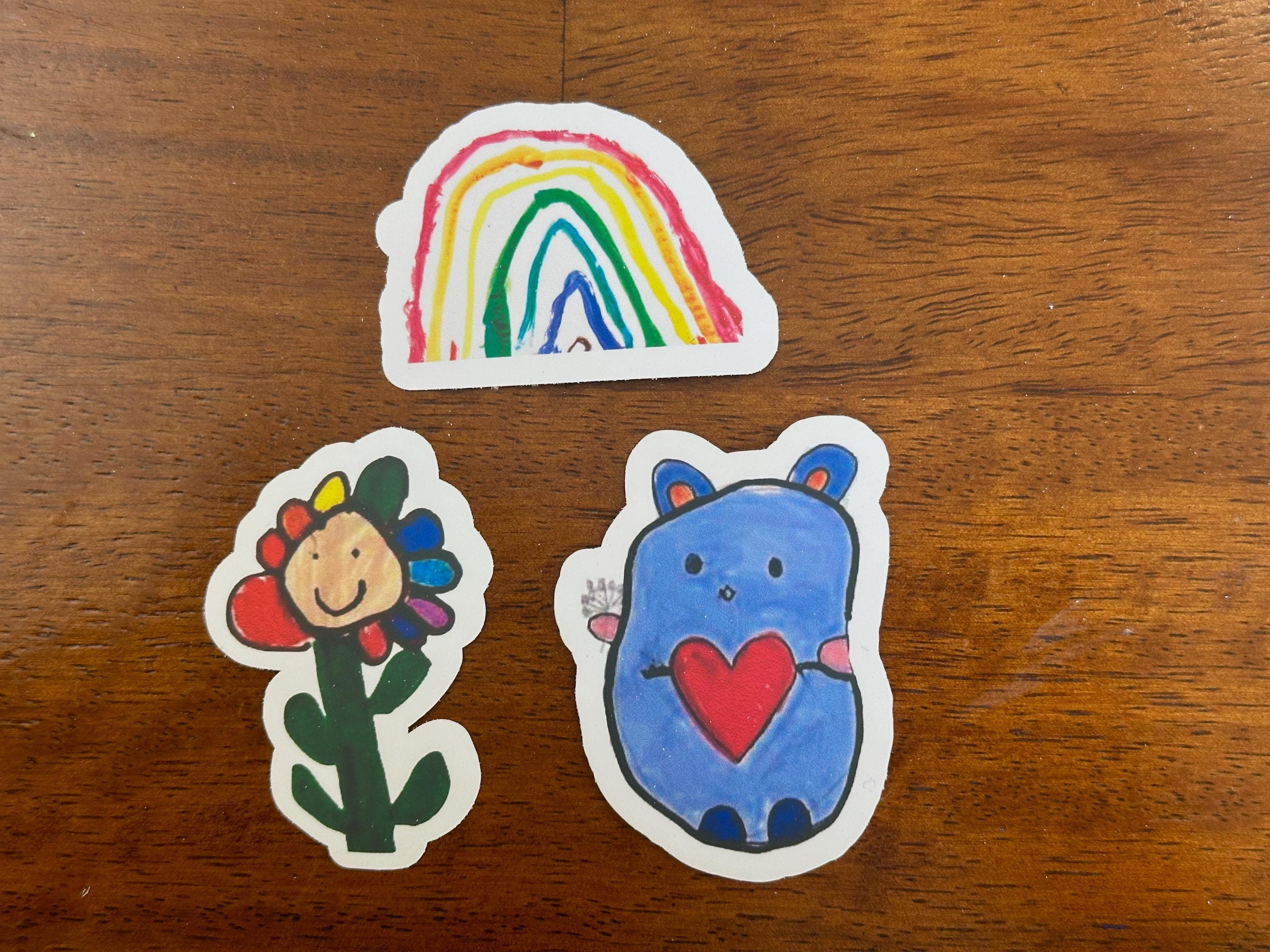 Custom Kids Drawing Stickers – Turn Your Child’s Artwork Into ...