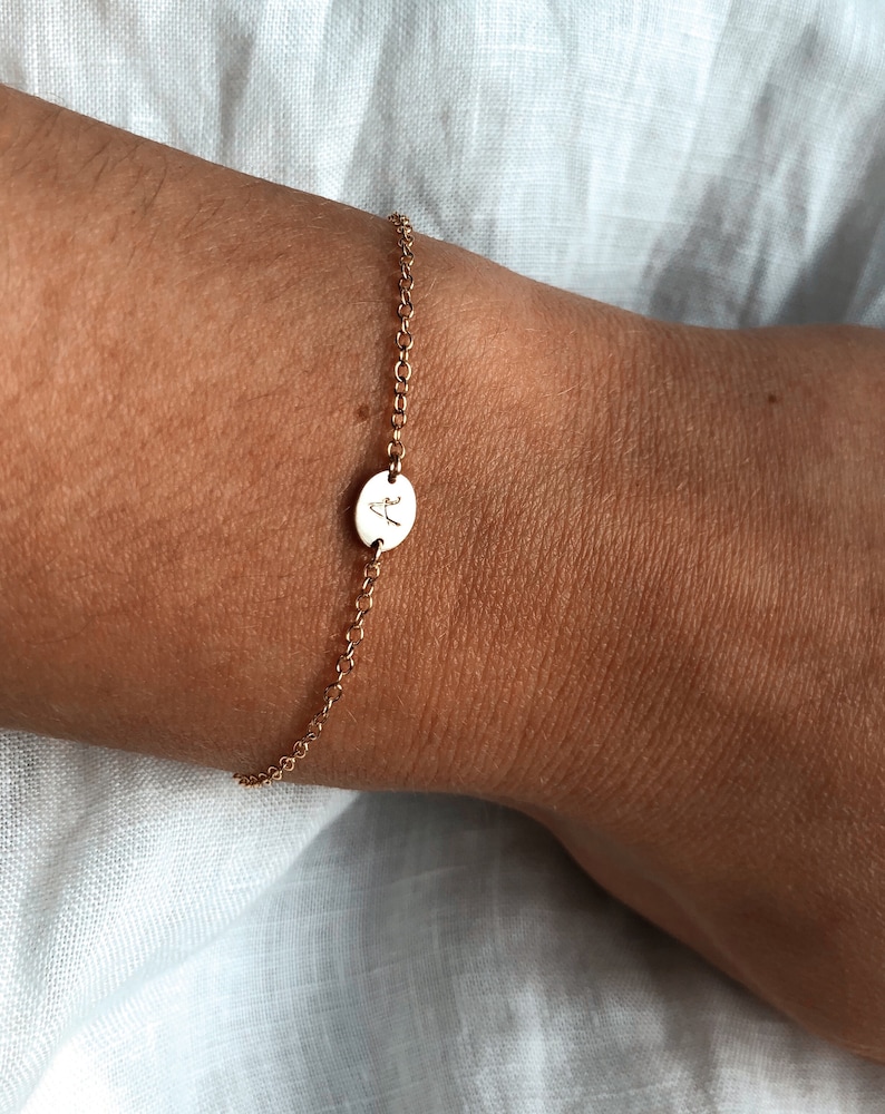 bracelet personnalisé lettre