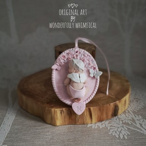 Baby Miscarriage Pregnancy Loss Infant Child Sculpture Heart Angel Wings Remembrance Memorial Personalised Custom Ornament Gift Bereavement