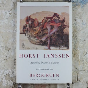 ホルスト・ヤンセン オリジナルアートポスター モノグラフ